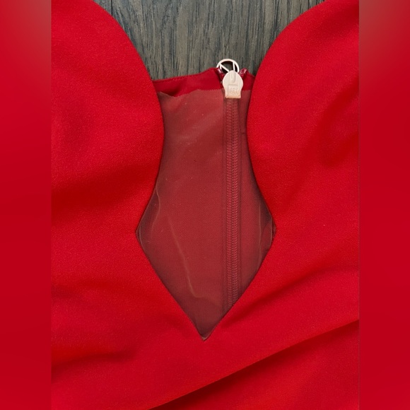 Nookie minx red womens gown size Large - Picture 9 of 11